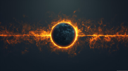 Eclipse solar, eclipse lunar - obrazy, fototapety, plakaty