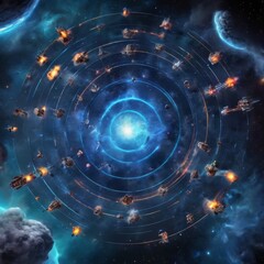 Obraz premium starry night sky