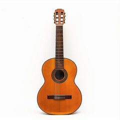 Obraz premium Classical guitar on a white background