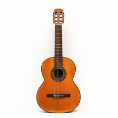 Classical guitar on a white background


