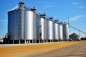 Obraz premium Efficient Grain Storage Solutions