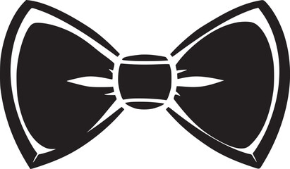 bow necktie icon vector symbol design illustration
