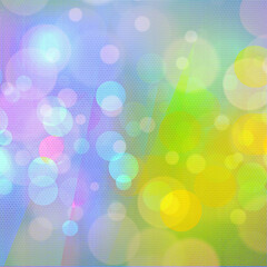 Fototapeta premium Blue bokeh background for banner, poster, Party, Anniversary, greetings, and various design works