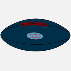 American footbal icon of color style design vector template