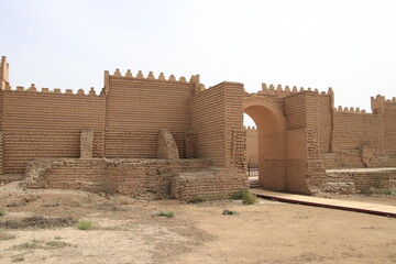 The southern palace in the ruins of Babylon