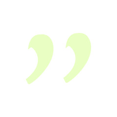 Hand drawn quotes icon