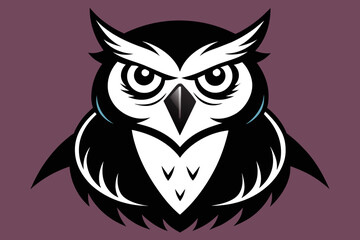 vector design of a  Owl