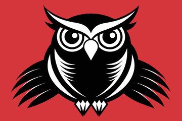 vector design of a  Owl