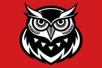 vector design of a  Owl