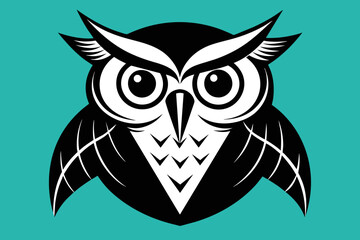 vector design of a  Owl