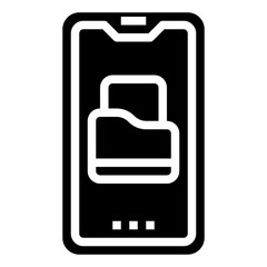 Obraz premium FOLDER,smartphone,document,communications,mobile phone.svg