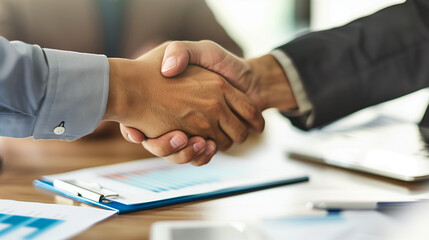 business people shaking hands
