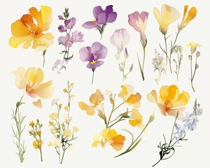 A delightful vector illustration of pink daisy flowers in full bloom - obrazy, fototapety, plakaty