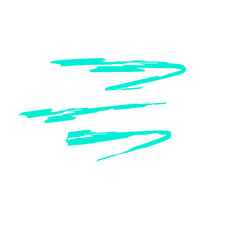 Turquoise Green Brush Stroke