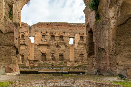 Baths of Caracalla (Terme di Caracalla), ancient ruins of Roman public thermae in Rome, Italy