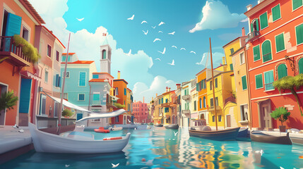 street country italy landscape tropical sea city grand canal