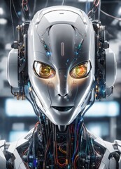 Fototapeta premium robot cyborg