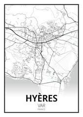 Obraz premium Hyères-les-Palmiers, Var