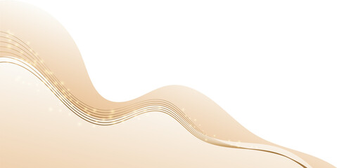 Abstract elegant gold border frame