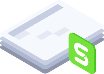 2.5D work diary icon pack