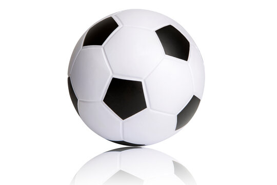 Football on white background