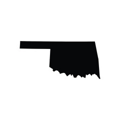 map of the U.S. state of Oklahoma