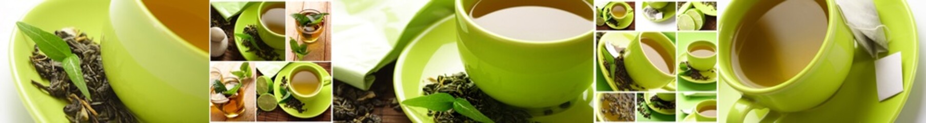 Tea in a green mug