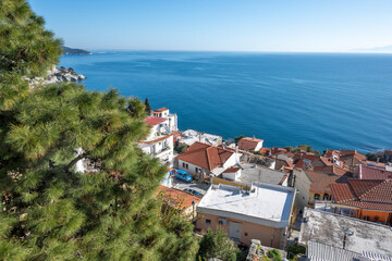 Obraz premium The Old town of city of Kavala, Greece