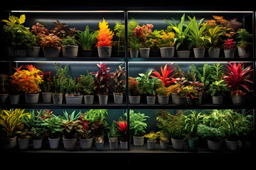 Fototapeta na wymiar Diverse and Vibrant Spectrum of DZ Plants: A Testament to Nurturing Care and Thriving Growth