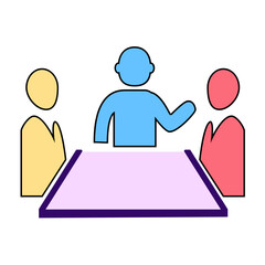 Icon summary of educational activities pack