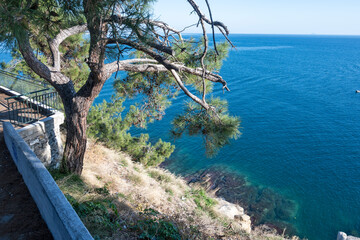 Obraz premium The Old town of city of Kavala, Greece