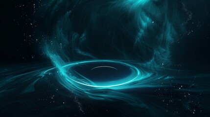 Fototapeta premium Cosmic abstract background. Blur glow. Galaxy portal.