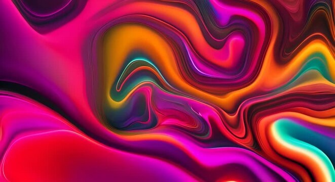 sfondo video astratto animazione di colori diversi , gradiente fluido multicolore, colori che si mescolano in loop, sfondo astratto minimalista, onde di colore