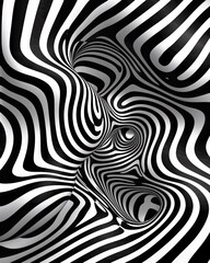 optical art abstract background