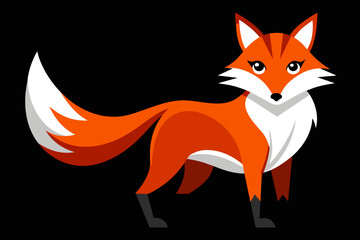 Obraz premium Vector design of a Fox