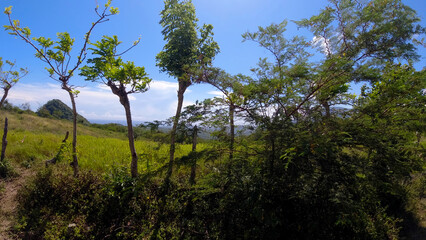 Fototapeta na wymiar dominican republic highlands