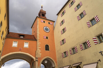Brückturm in der Regensburger Altstadt