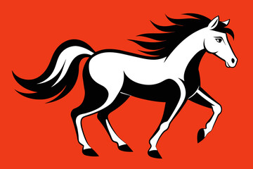 Vector Design of a horse 