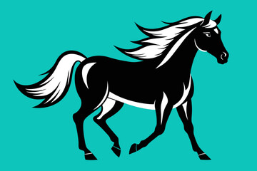 Obraz na płótnie Canvas Vector Design of a horse 