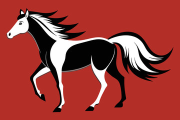 Vector Design of a horse 
