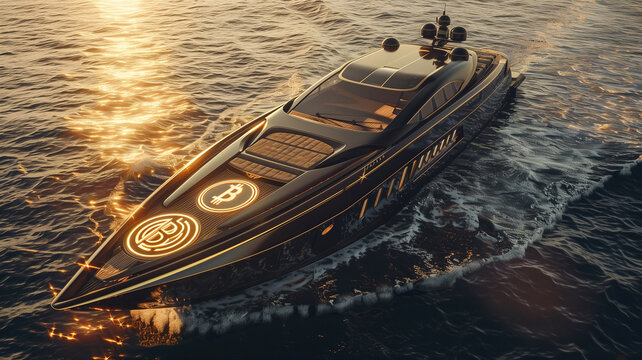 barca Bitcon lusso 