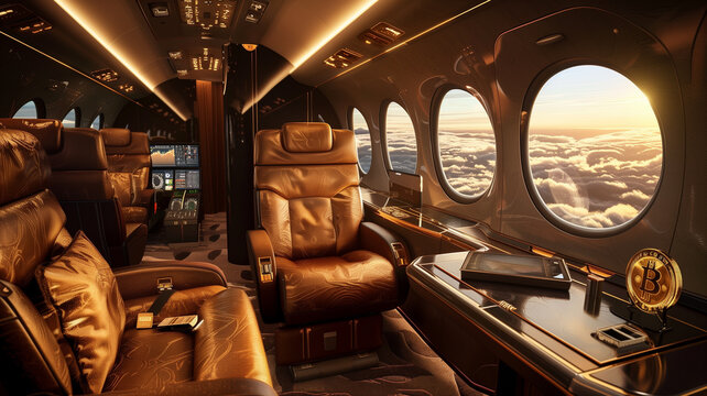 Bitcoin jet, Aereo privato, Crypto