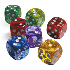 dice isolated on white