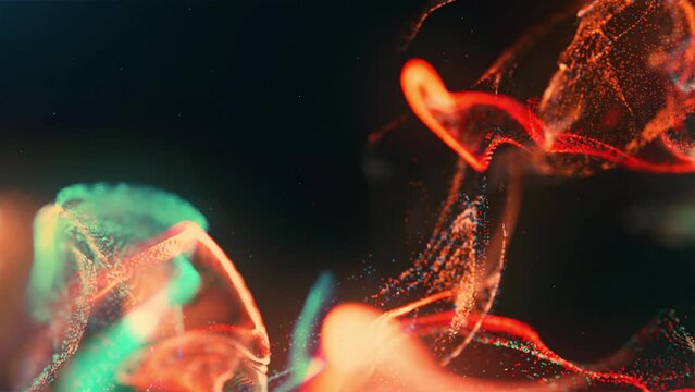 colorful gradation particle grain abstract background