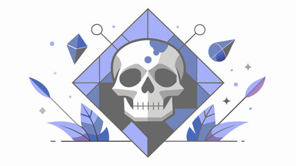 Memento Mori: Dangerous Skull Design T-Shirt