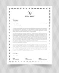 Professional Letterhead Template Modern Business Letter head Design Template
