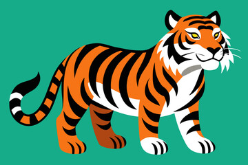 Fototapeta premium Vector Design of a tiger 