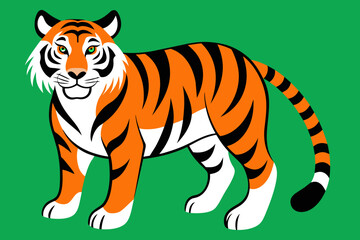 Vector Design of a  tiger 