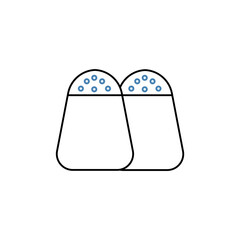 salt and pepper concept line icon. Simple element illustration. salt and pepper concept outline symbol design