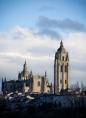 Fototapeta premium Segovia Cathedral, Castilla and Leon, Spain.